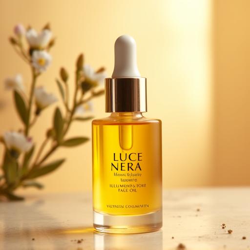 Olio Viso Illuminante di Luce Nera in bottiglia contagocce